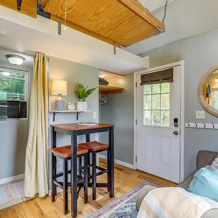 Ideally Located Asheville Tiny Home With Fire Pit Exterior photo