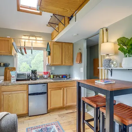 Ideally Located Asheville Tiny Home With Fire Pit Exterior photo